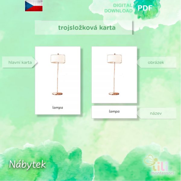 Nábytek-Trojsložkové karty ČJ - Image 3