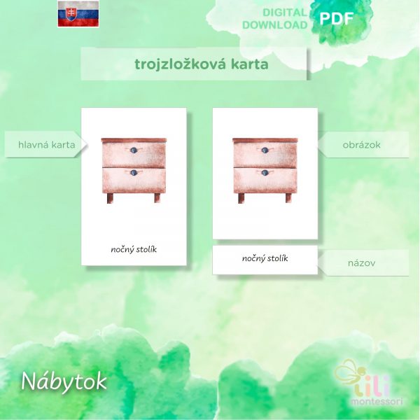 Nábytok-Trojzložkové karty - Image 3