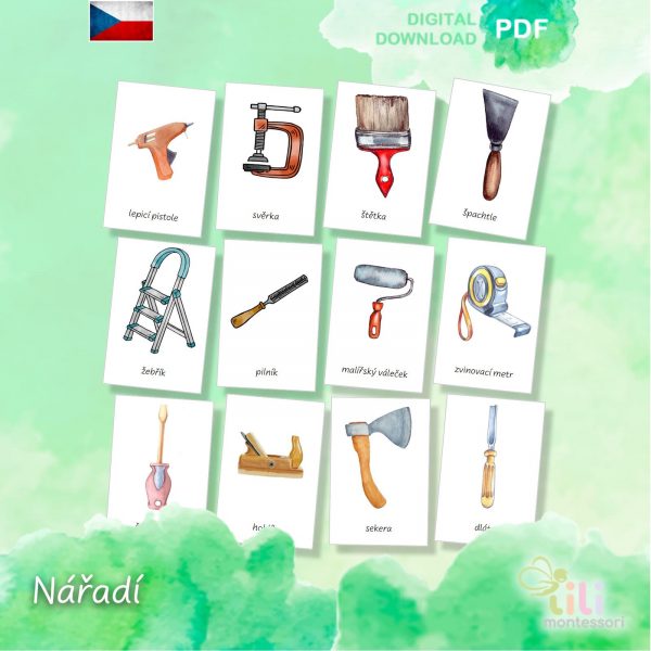 Nářadí -Trojsložkové karty ČJ - Image 4