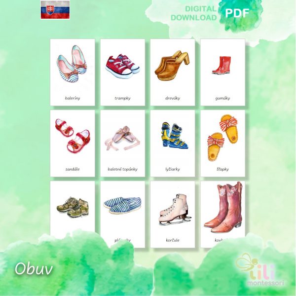 Obuv -Trojzložkové karty - Image 3