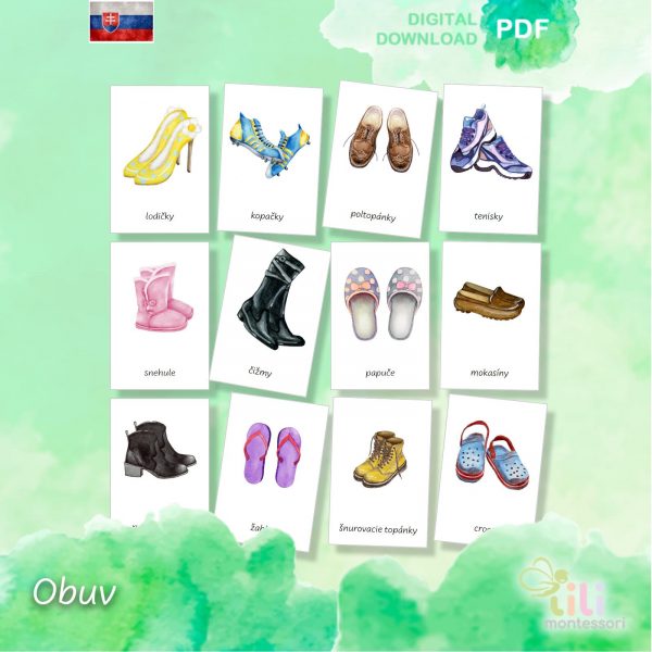 Obuv -Trojzložkové karty - Image 4
