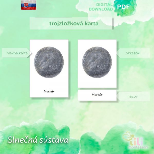 Slnečná sústava -Trojzložkové karty - Image 5