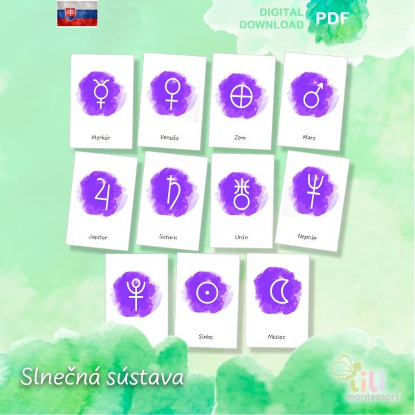 Slnečná sústava -Trojzložkové karty - Image 4