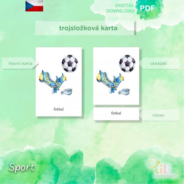 Sporty-Trojsložkové karty ČJ - Image 4