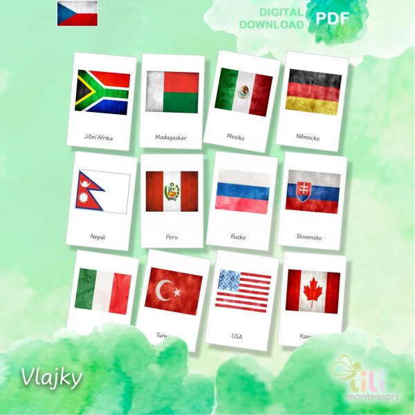 Vlajky-Trojsložkové karty ČJ - Image 4