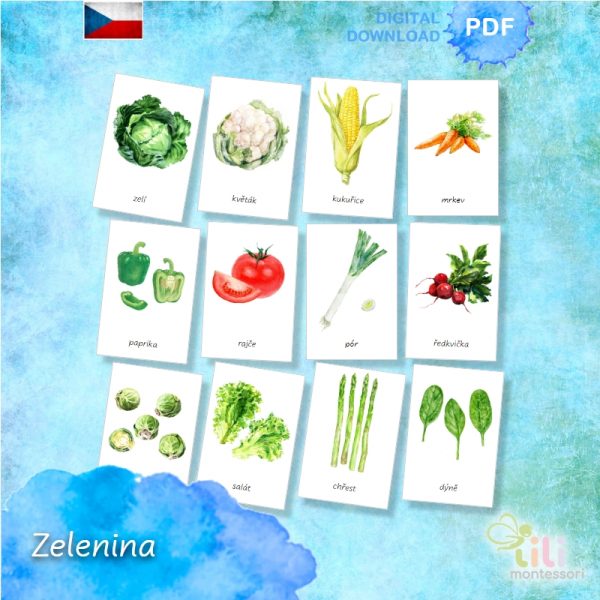 Zelenina -Trojsložkové karty ČJ - Image 5