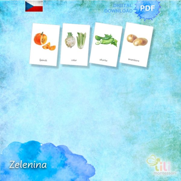 Zelenina -Trojsložkové karty ČJ - Image 4