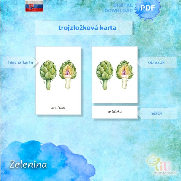 Zelenina -Trojzložkové karty - Image 8