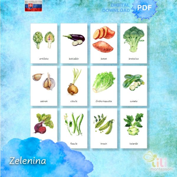 Zelenina -Trojzložkové karty - Image 7