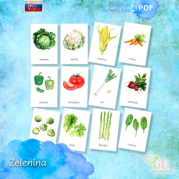 Zelenina -Trojzložkové karty - Image 6